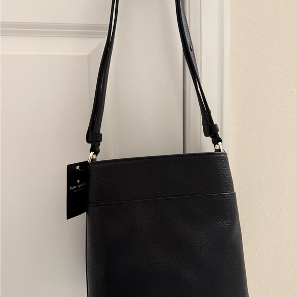 Kate Spade Black Leather Crossbody Bag - Picture 4 of 6